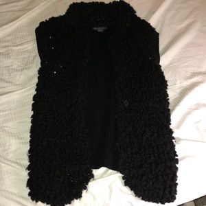 Never before worn faux sheep vest
